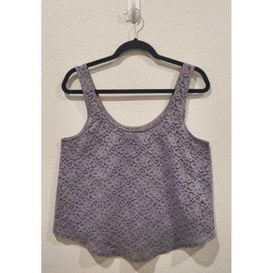 ABERCROMBIE Floral Lace Sleeveless Vest